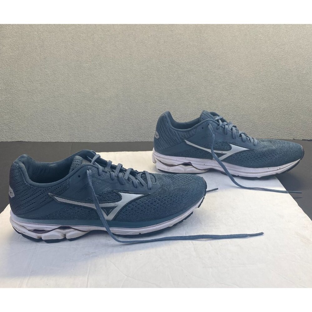 Mizuno Wave Creation Waveknit Running Shoes Sneakers Womens Size 12  Gray Gym
